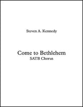Come to Bethlehem SATB choral sheet music cover